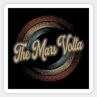 The Mars Volta Circular Fade Sticker